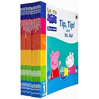 Learn with Peppa Phonics Level 1 & 2 Collection 20 Books Set By Peppa Pig