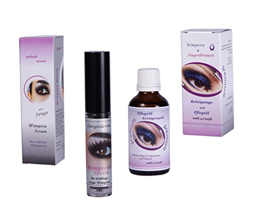 Preisvergleich Produktbild Wimpernserum Wimpernwunder - 6ml Serum für Wimpernverlängerung und Verdichtung - Hersteller-Set mit Augenpflegeöl 50ml