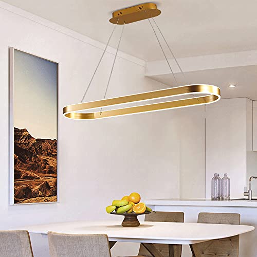 Suspension rectangulaire LED luminaire salle de conférence et chambre 80cm