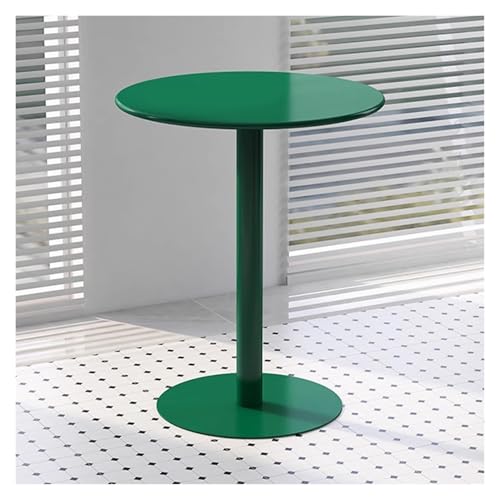 Failjierue Mesa De Cóctel Redonda De Madera Estilo Industrial Ideal para Salón, Pub, Bistró O Isla De Cocina. Incluye Escritorio De Pared.(40x56cm)