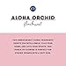 Capri Blue Aloha Orchid Reed Diffuser Set - Includes Reed Diffuser Sticks, Fragrance Oil, and Glass Bottle - Luxury Scented Room Fresheners - Cobalt Blue (8 fl oz)