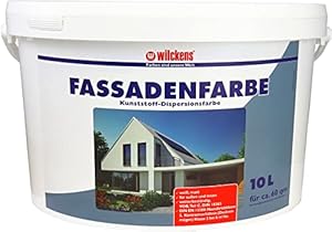 Wilckens Fassadenfarbe 10L Weiß Außenbereich