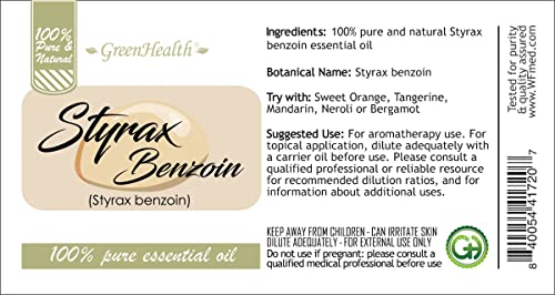 Styrax Benzoin – 8 fl oz (237 ml) Aceite Esencial Puro miniatura 3