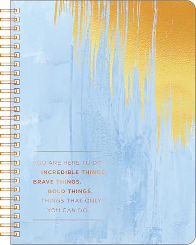 Compendium Spiral Notebook - You are here to do incredible things… — A Designer Spiral Notebook with 192 Lined Pages, College Ruled, 7.0”W x 9.25”H