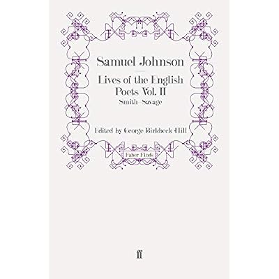 Lives of the English Poets Vol. II
