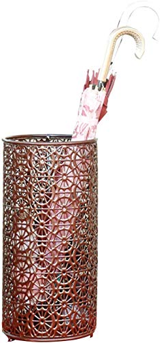 Porte-Parapluie Anti-Flaques d'Eau | Solution Sol Sec en Fer Forgé Bronze Robuste