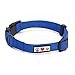 Pawtitas Dog Collar for Medium Dogs Training Puppy Collar with Solid - M - Blue