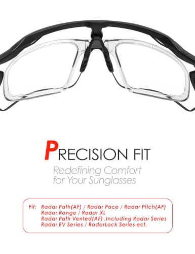 Image of Insert Clip-On Lenses Carrier for Oakley Radar Path(AF) /Pace /Pitch /Range /XL /Path Vented Series, Adaptor Lens Carrier