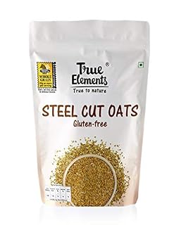 True Elements Steel Cut Oats 1.5kg - Oats | Healthy Source of Protein | Diet Food | Pure Wholegrain | Cereal for Breakfast