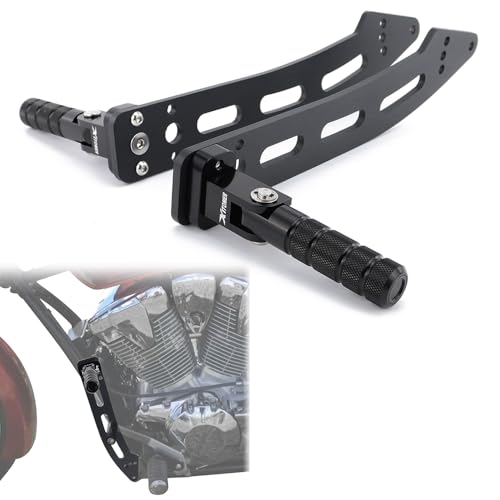 Ajustement repose-pieds d'autoroute Fury 1300 contre la fatigue en moto