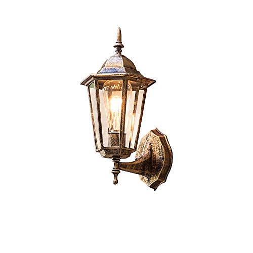 Applique murale E27 extérieur étanche rétro en bronze pour éclairage balcon - 2