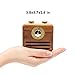 Greadio Retro Speaker Radios, Wireless Bluetooth Speaker with Wood FM/WB NOAA Weather Radio, Natural Walnut Material, Loud Clear Sound for Home, Office, Travel