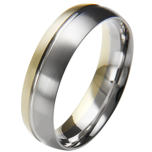 Preisvergleich Produktbild Trauringe Liebe hoch zwei Herren-Ring 0605091012B168