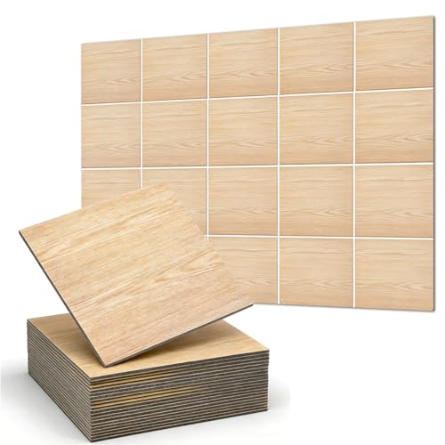HEROADNCKFOAM 20 Piece Peel and Stick Wall Panels,Sound Proof Foam Panels for Walls Wood Grain...