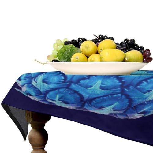 Nappe rectangulaire infroissable et lourde anti-tache - 7