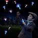 Happyi 50pcs Amazing Led Light Arrow Rocket Helicopter Flying Toy Party Fun Gift Elastic