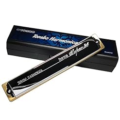 Harmonica Hope super 24 tremolo 6624s harmonica 24 trous en laiton anches Blues harpe bouche clavier d’orgue C ABS Comb… - Les Beatles, Paul McCartney, John Lennon, RIngo Starr, George Harrison