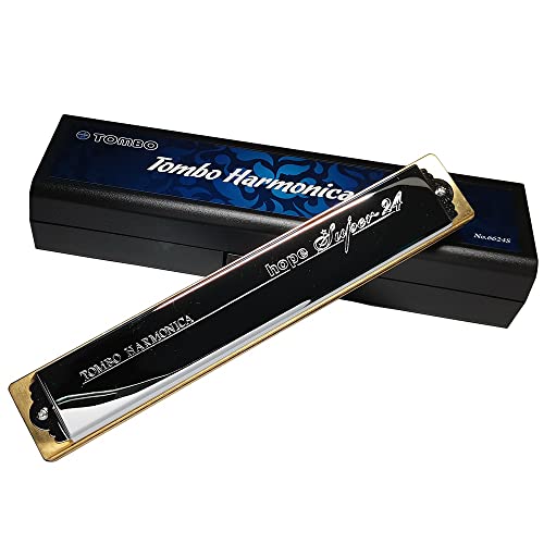 Harmonica Hope super 24 tremolo 6624s harmonica 24 trous en laiton anches Blues harpe bouche clavier d’orgue C ABS Comb… - Les Beatles, Paul McCartney, John Lennon, RIngo Starr, George Harrison Harmonica Hope super 24 tremolo 6624s harmonica 24 trous en laiton anches Blues harpe bouche clavier d'orgue C ABS Comb…
