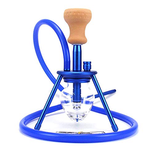 BGSFF Shisha, Shisha im Stativstil, Glasmaterial, Shisha für Rauchbecher, die leicht zu Hause zu tragen ist, Autos und…