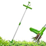 🌱【Salva tu espalda】 Agacharte para arrancar las malas hierbas puede dejar tu espalda en agonía. Ahorre tiempo y su espalda con el extractor de malas hierbas de jardín construido con un eje de 99,1 cm para desmalezar hasta las raíces. Sin dolor de espalda, rodillas adoloridas o manos sucias.