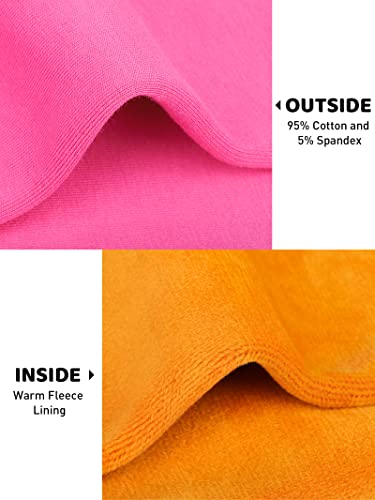 Resinta 1 Pack Girls Winter Warm Leggings Cotton Fleece Lined Leggings Thick Thermal Tights Pants3