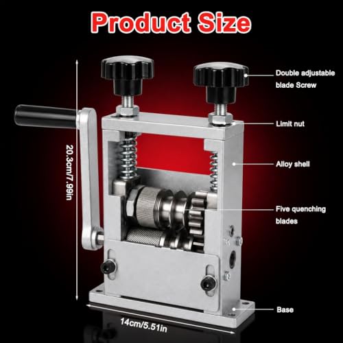 Image of Serplex 11-IN-1 Wire Stripping Machine for 1.5-25mm Cables, Drill Powered /Hand Crank Dual-drive Wire Stripper Machine, Scrapping Copper Wire Peeler Tool for Scrap Copper Recycling & DIY etc.