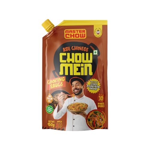 Image of MasterChow Asli-Chinese Chowmein Sauce - Noodle Cooking Sauce | Family pack | 450 Gms