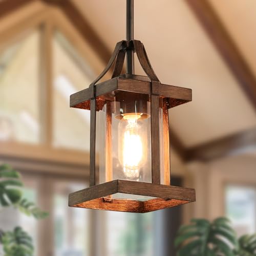 LOG BARN Pendant Lights Kitchen Island, Farmhouse Kitchen Pendant Lighting