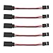 Produktbild GTIWUNG 5 Stück 3" /75mm RC Servo Verlängerungskabel, JR Servoverlängerung, Servokabel, JR Stecker Verlängerung, Servo Extension Cable 22AWG 60 Kerne Kabel Futaba für Fernbedienung Flugzeuge