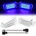 HMYHBD 2Pcs Footwell Light Luggage Compartment Glove Box Lamps, for, A4 B5 B6 B7 B8 A3 A6 C6 C7 A5 R8 TT Q5 Q3 Q7 A1 A8 S3 RS6 car Interior footwell Lights(Charm Blue 2)