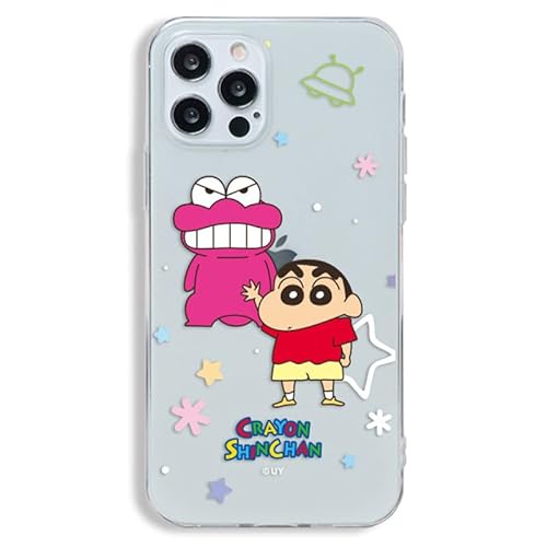 iPhone17 p P[X N񂿂 `Rr  n[ TPU  WF[ NAP[X y{z Crayon Shinchan Chocobi Dinosaur Clear S1 Case X}zP[X X}zJo[ AC