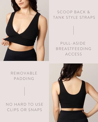 Kindred Bravely Sublime Nursing & Maternity Plunge Bra Crop Top for Breastfeeding4