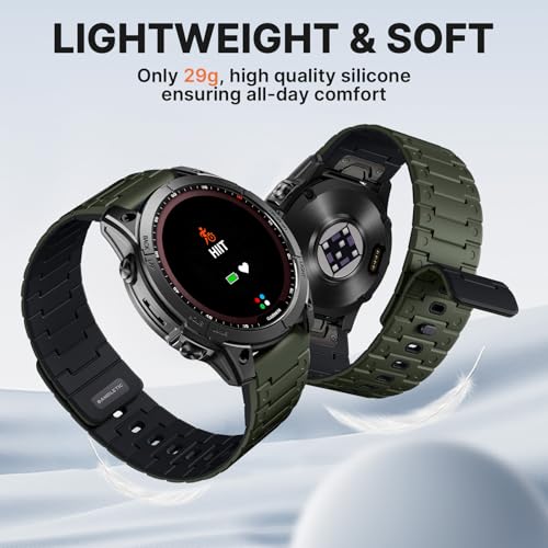 Image of Bandletic Sport Magnetic Band Compatible with Garmin Watch Quick Fit 22mm