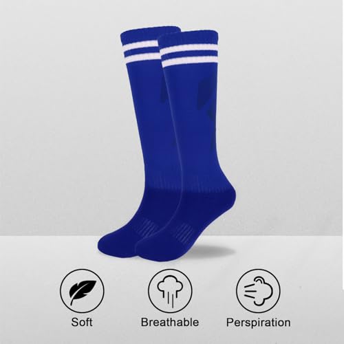 3 Pack Baseball Softball Socks for Adults Men and Women Knee High Socks for Football Hockey Soccer2