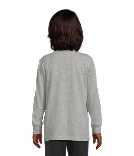 adidas Boys' Long Sleeve Sport Graphic Heather Tee2