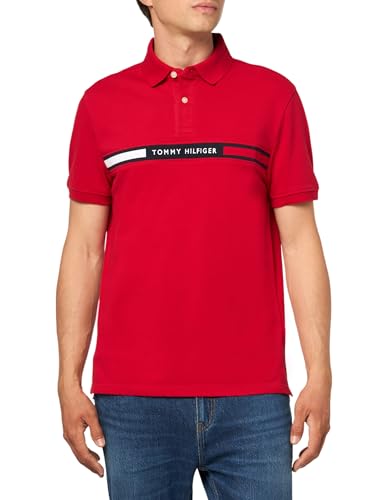Image of Tommy Hilfiger Men's Short Sleeve Casual Polo Shirts in Regular Fit with Chest Logo Designs