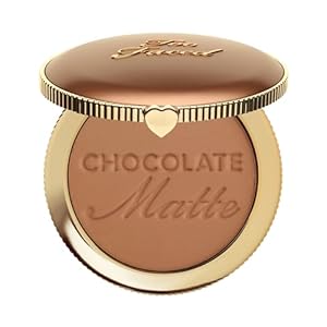 Too Faced Chocolate Soleil Matte Bronzer | Long Lasting + Cruelty Free, 0.28 oz.