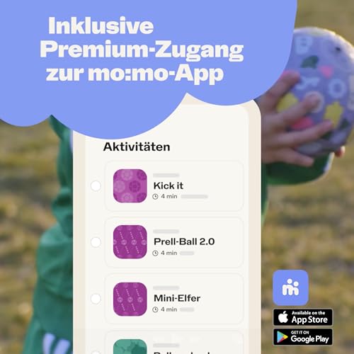 Bouncing Buddy – Der perfekte Spielball für Kleinkinder (5', 12,7 cm) | Fördert Motorik & Koordination | Weicher, langlebiger Kautschuk | Sicher & Pflegeleicht | Für drinnen & draußen Blueberry