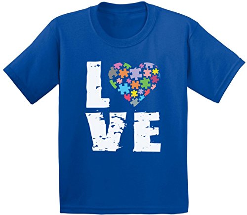 Awkward Styles Youth Love Puzzles Autism Awareness Graphic Youth Kids T Shirt Tops Autistic Support