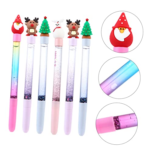 Bolígrafos de gel Navidad 6 unidades STOBOK miniatura 3