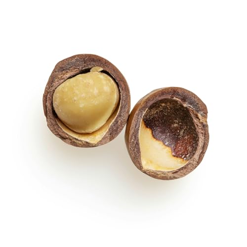 Macadamianüsse 300g - Natur Macadamia Nüsse Roh Ungesalzen Hälften & Große Stücke von Foozia