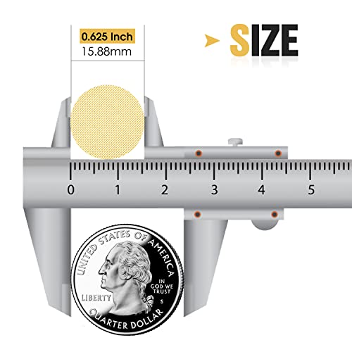 Pipe Screens 120pcs 5/8 Inch 15.88mm Brass Pipe Screen, 0.625 Inch Metal Mesh Filter Screen - Image 3