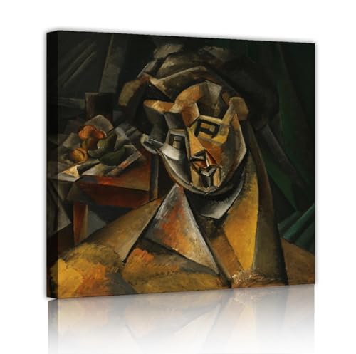 Impression sur toile Picasso haut de gamme, œuvre d'art encadrée 60x60cm pour salon