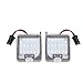 Fydun Lampadaire extérieur 2Pcs LED Miroir aile de courtoisie Lumière Lampadaire extérieur