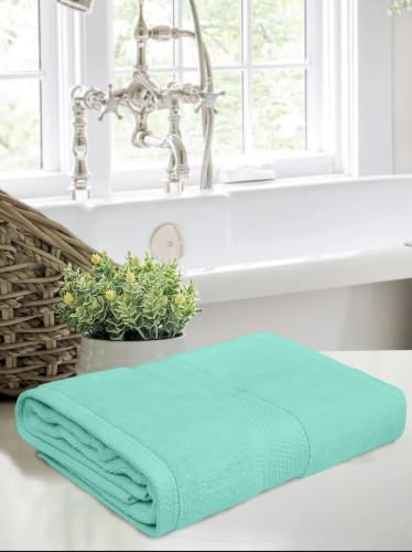 Image of Bombay Dyeing Super Ultrx Zero Twist Plain Dyed 650 GSM Cotton Bath Towel - Size 75cms x 150cms - Ultrx (Egg Shell)