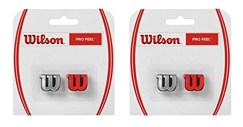 Wilson(�E�C���\��) PROFEEL RED 6.1 SILVER �U���z���� 2����×2�Z�b�g WRZ537600-2SET