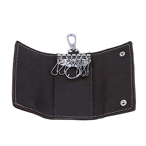 Dreamlulu Sleutelhouder Faux Lederen Organizer Sleutelhanger Rits Case Pouch voor Mannen Vrouwen - Image 5