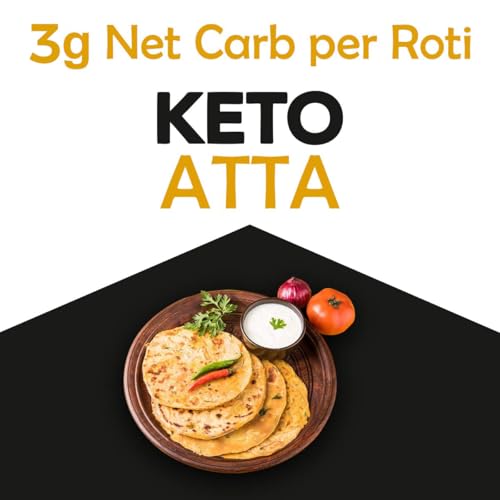 NutroActive Keto Flour Net Carb Per Roti Extremely Low Carb Flour 1kg
