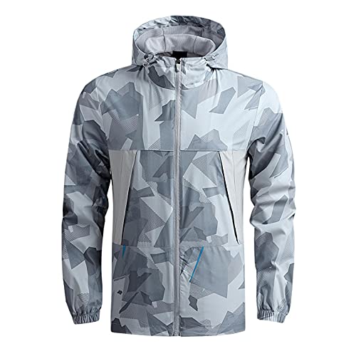 Gillberry Mens Casual Hooded Jackets Loose Zip Up Lapel Coats Winter Warm Hoodies Sweatshirt Waterproof Coat Gray Gillberry Mens Casual Hooded Jackets Loose Zip Up Lapel Coats Winter Warm Hoodies Sweatshirt Waterproof Coat Gray