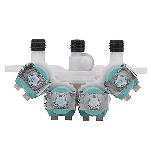 W11165546 Washer Water Inlet Valve for Whirlpool Kenmore- Replace 33090105 W10599423 W10758828 W10839828 W11096267 W11165546VP
